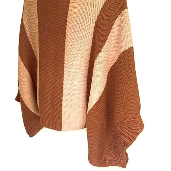 Trina Turk Horizon Bold Stripe Boatneck Dolman Sleeve Ribbed Trim Sweater - Picture 10 of 16